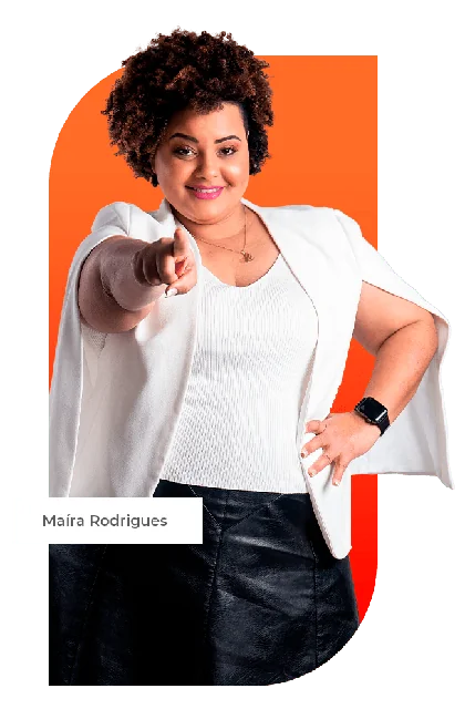 Maíra Rodrigues, na galeria de clientes da W5