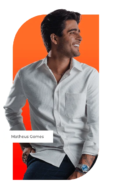 Matheus Gomes, na galeria de clientes da W5
